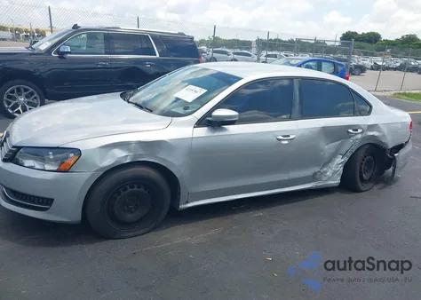 2014 Volkswagen Passat 1.8T S из США, поврежденный, VIN 1VWAS7A38EC028292